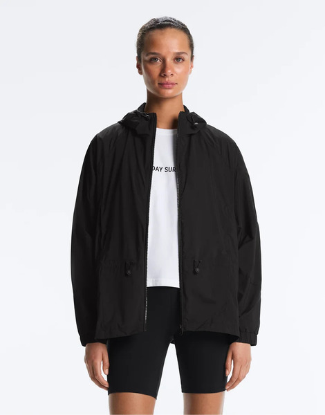  Oysho Waterrepellent Jacket In Black 