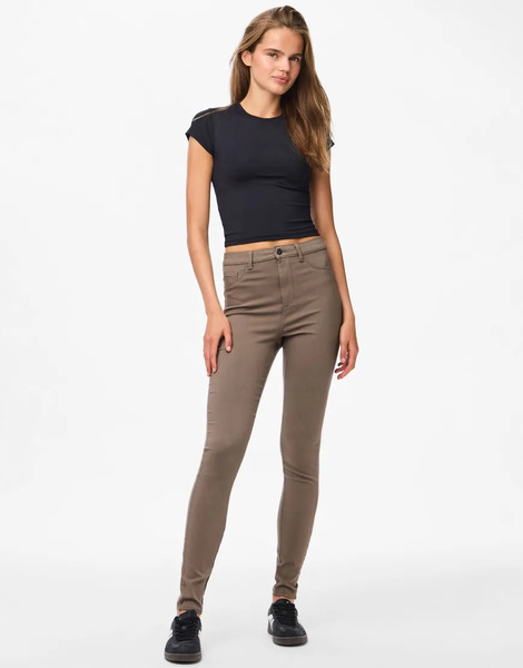  Pieces Jeggings In Hot Fudge Brown 