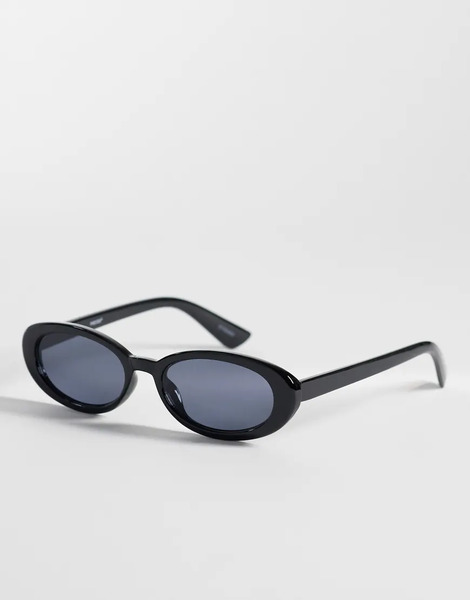  Pieces Oval Sunglasses In Black Multi 