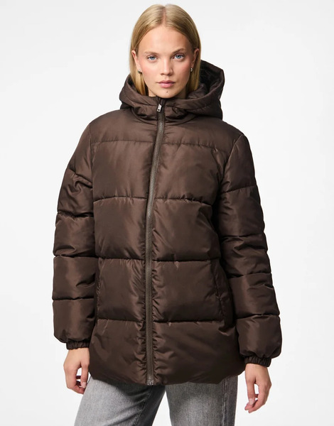  Pieces Puffer Jacket In Hot Fudge Brown 