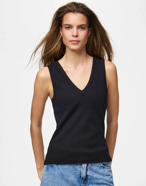  Pieces Tank Top In Black1 