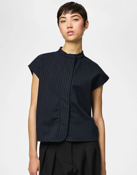  Pieces Vest In Maritime Blue 