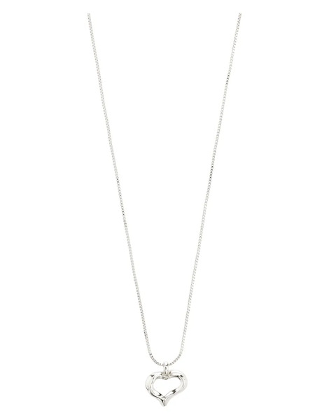  Pilgrim Iris Necklace In Silver Plated 