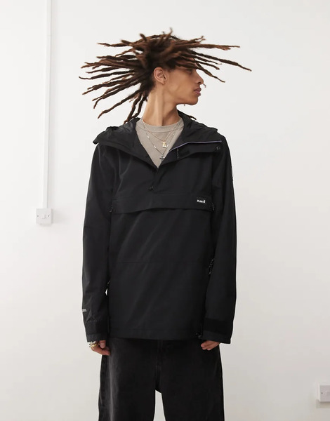  Planks Happy Days Anorak In Black 