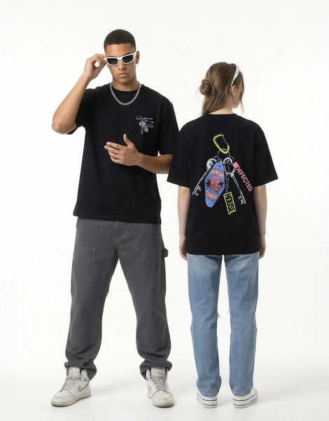  Prnt   Defected Records   Keyring T Shirt In Black 