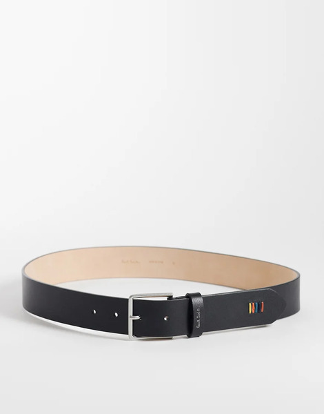  Ps Paul Smith Multi Stitch Belt In Black 