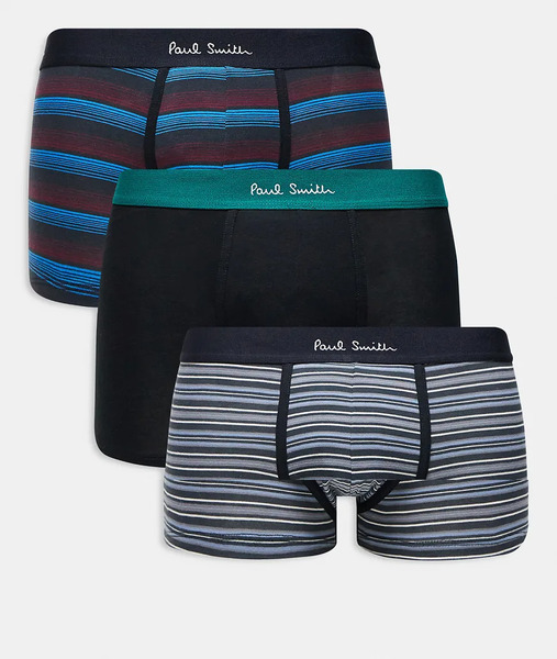  Ps Paul Smith 3 Pack Boxers In Black 