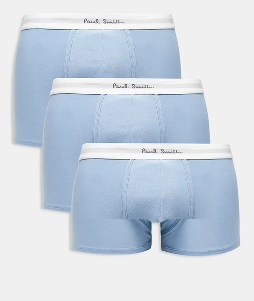  Ps Paul Smith 3 Pack Boxers In Light Blue 