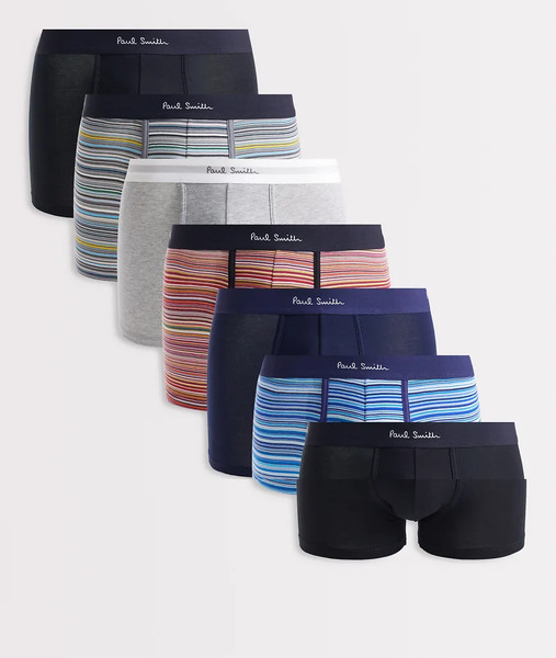  Ps Paul Smith 7 Pack Trunks In Multi 