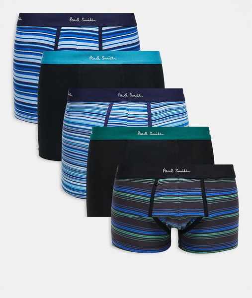  Paul Smith 5 Pack Trunks In Multi 