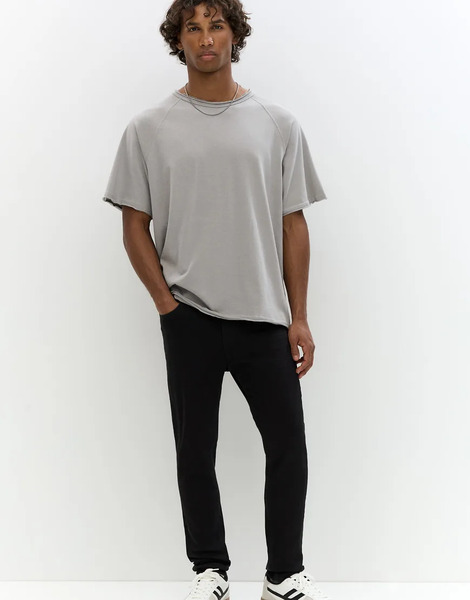  Pull & Bear Basic Skinny Jeans In Black 