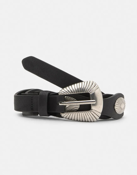  Pull & Bear Black Belt In Black 
