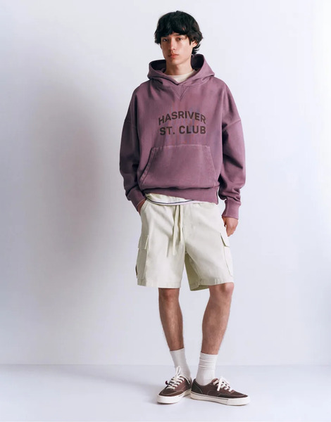  Pull & Bear Cargo Bermuda Shorts In Beige Neutral 