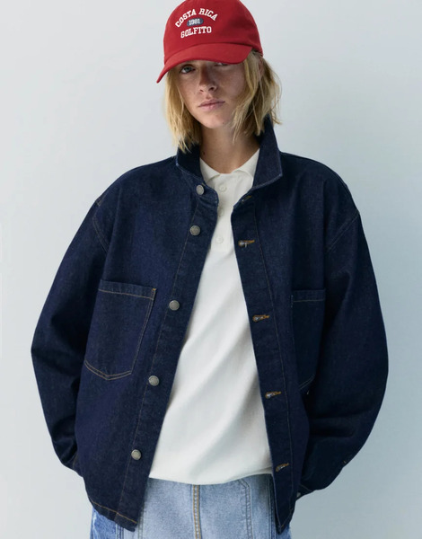  Pull & Bear Costa Rica Golfito Cap In Red 