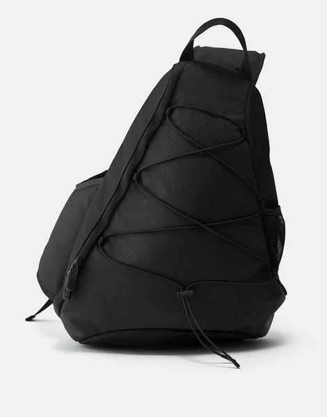  Pull & Bear Cross Body Backpack In Black In Black 