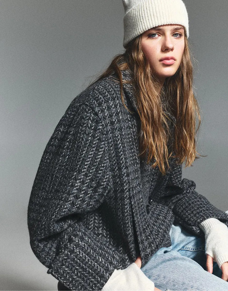  Pull & Bear Knit Beanie In Beige Neutral 