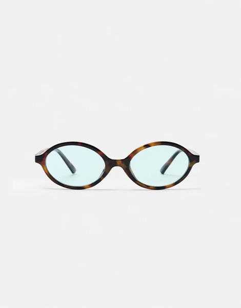  Pull & Bear Mini Sunglasses In Pale Blue 