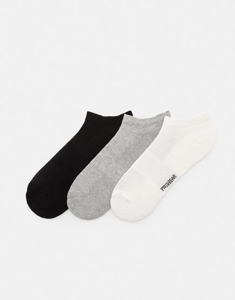  Pull & Bear Pack Of 3 Ankle Socks In Others Multi 