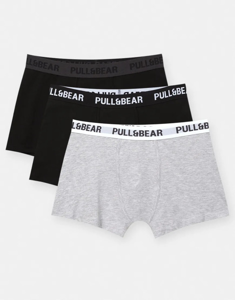  Pull & Bear Pack Of 3 Pull & Bear Boxers In Others Multi 
