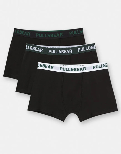  Pull & Bear 3 Pack Of Pull & Bear Boxers In Others Multi 