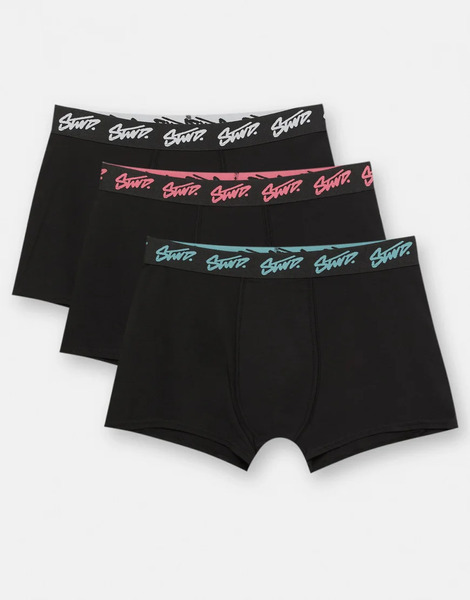  Pull & Bear Pack Of 3 Boxers In Others Multi 