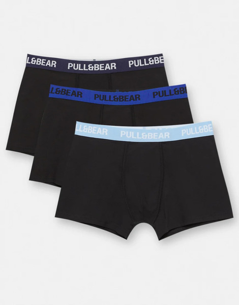  Pull & Bear Pack Of 3 Boxers In Others Multi 