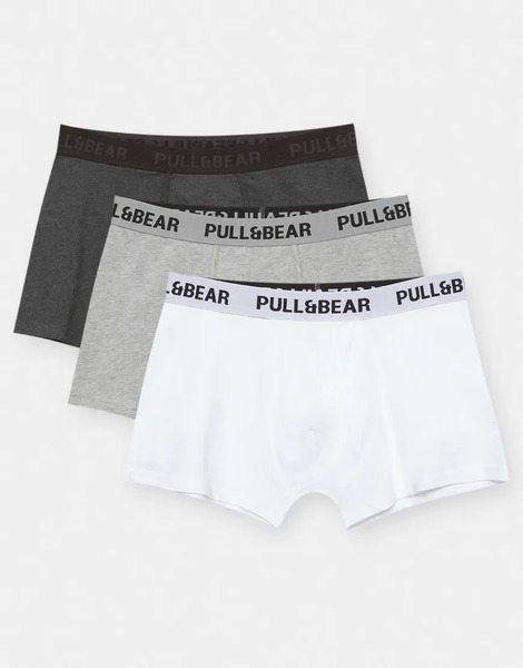  Pull & Bear Pack Of 3 Boxers In Others Multi 