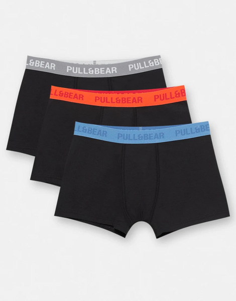  Pull & Bear Pack Of 3 Boxers In Others Multi 