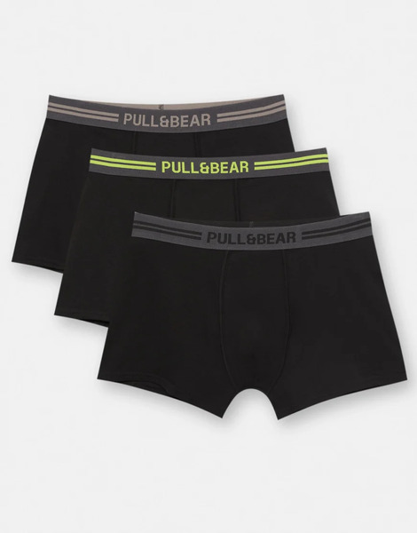  Pull & Bear Pack Of 3 Pull & Bear Boxers In Others Multi 