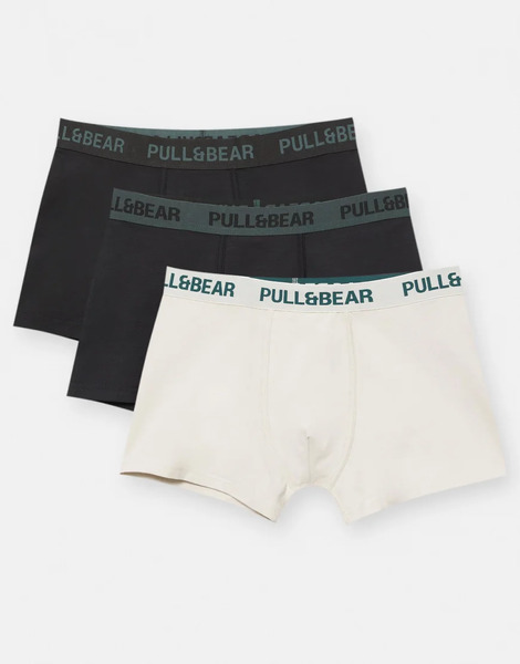  Pull & Bear Pack Of 3 Boxers In Others Multi 