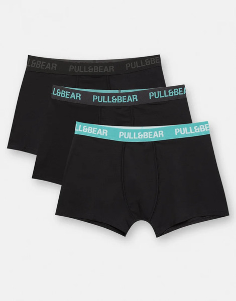  Pull & Bear Pack Of 3 Boxers In Others Multi 