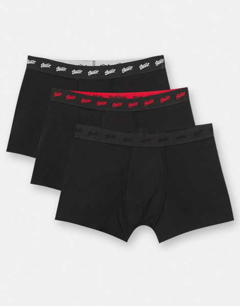  Pull & Bear Pack Of 3 Boxers With Small Logo In Others Multi 