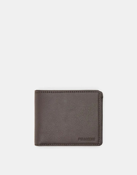  Pull & Bear Plain Wallet In Brown 