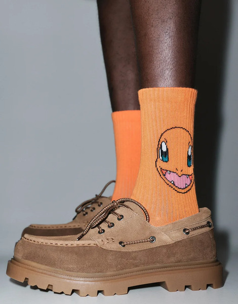 Pull & Bear Pokémon Charmander Socks In Orange 