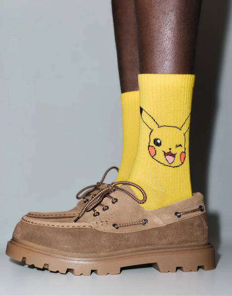  Pull & Bear Pokémon Pikachu Socks In Yellow 
