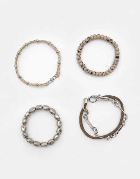  Pull & Bear Rope Bracelet In Others Multi 
