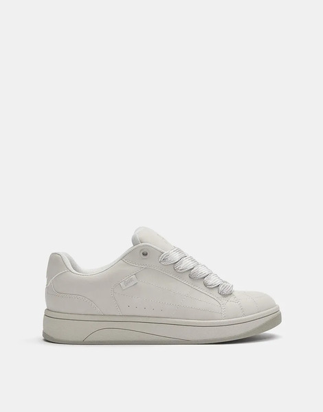  Pull & Bear Stwd Skate Trainers In Grey 