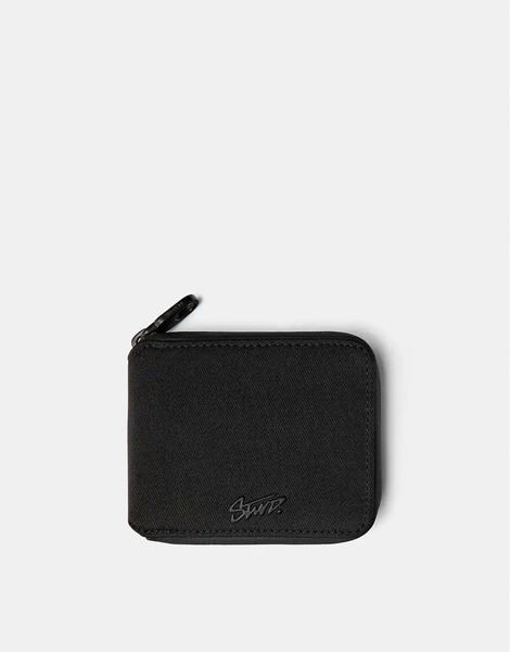  Pull & Bear Stwd Wallet In Black 