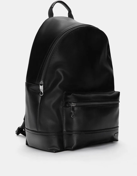  Pull & Bear Urban Backpack In Black 