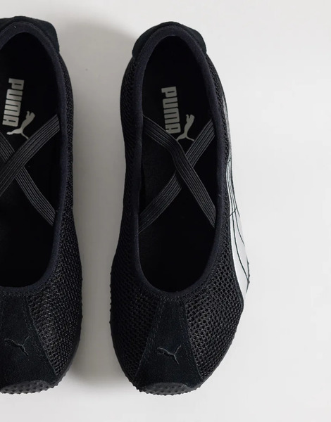 Puma H Street Ballet Flats In Black 