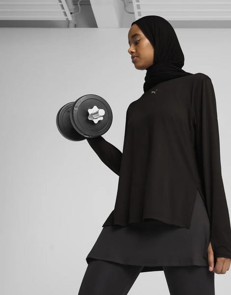  Puma Modest Oversized T Shirt In Black 