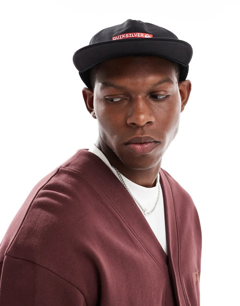  Quiksilver Dna Clicked Unstructured Cap In Black 