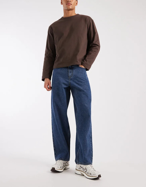  Redefined Rebel Bronx Baggy Jeans In Indigo Blue 