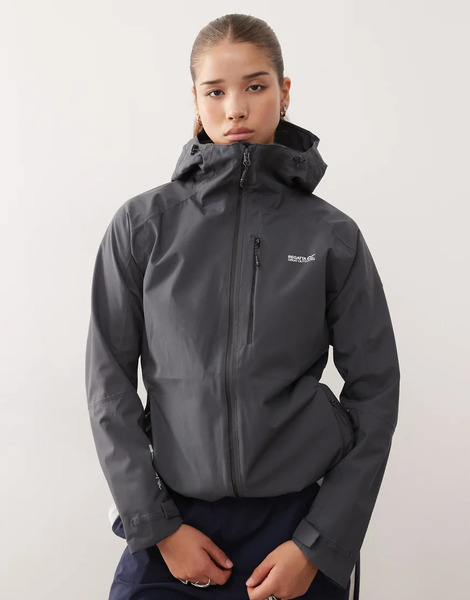  Regatta Birchdale Ii Waterproof Jacket In Grey 