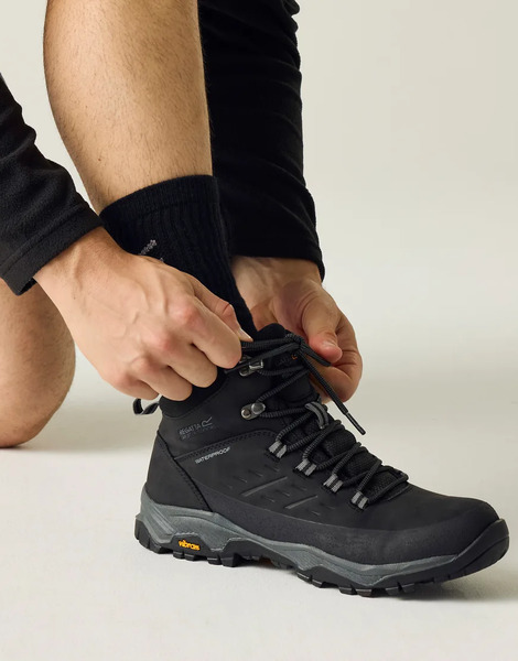  Regatta Blake Boot Breathable Walking Boots In Black 