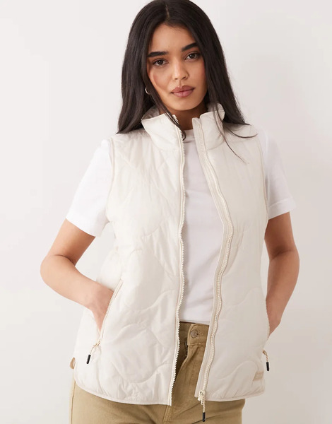  Regatta Carlotte Bodywarmer In Light Vanilla White 