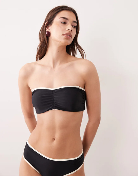  Regatta Kyra Bandeau Bikini Top In Black 