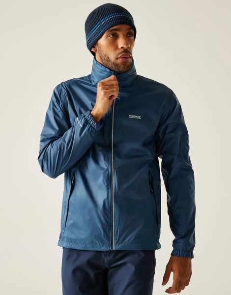  Regatta Lyle Iv Waterproof Jacket In Moonlight Denim Blue 