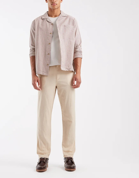  Regatta Relaxed Hadlin Trousers In White Pepper 