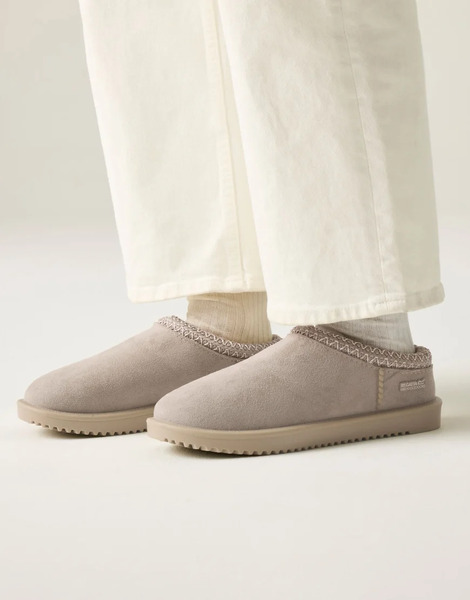  Regatta Risley Mule Waterproof Shoe In Beige Neutral 